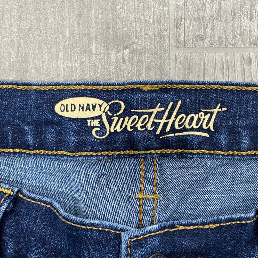 Old Navy Sweetheart bootcut jeans denim women’s size 8 long mid rise - Picture 4 of 10